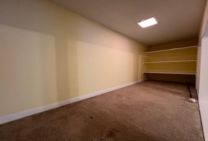 This is a built in area perfect for a playroom.